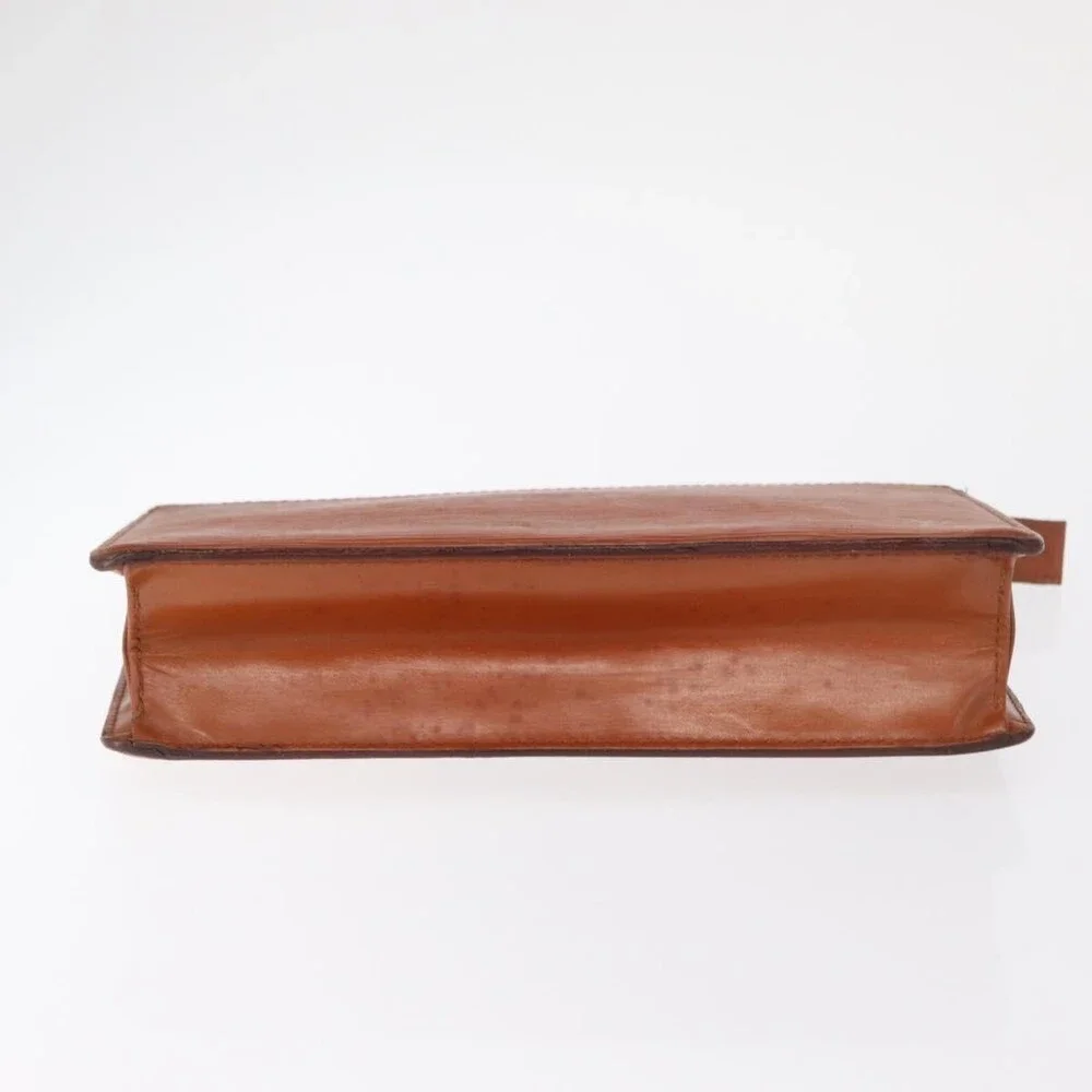 Louis Vuitton Epi Pochette Homme Clutch Bag Brown Zipangu Gold